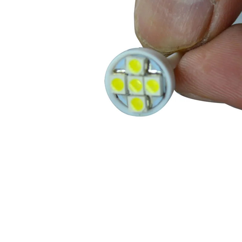 100 шт. белые светодиодсветодиодный лампы для чтения T10 194 168 W5W 3528 1210 5 SMD габаритные