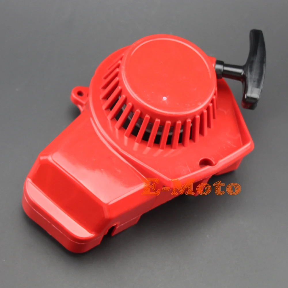 Красный пластиковый легко тянущийся стартер стартера для 47 49cc 2-тактного