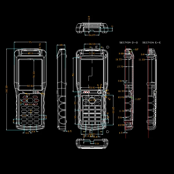 1 шт. oem пластиковые корпуса для электроники пластиковая электронная коробка