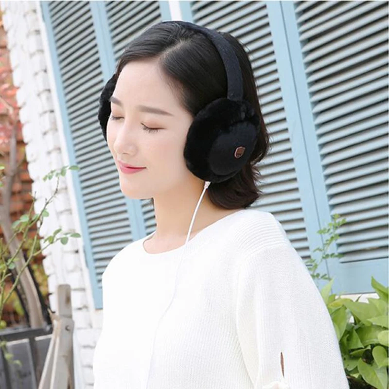 Портативный Плюшевые Мужской Женская зимняя обувь Earmuff теплый наушники леди