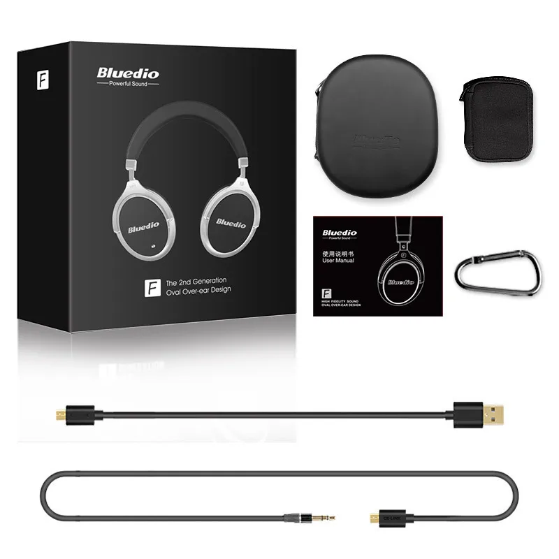 Беспроводные наушники Bluedio F2 активное шумоподавление Bluetooth беспроводная