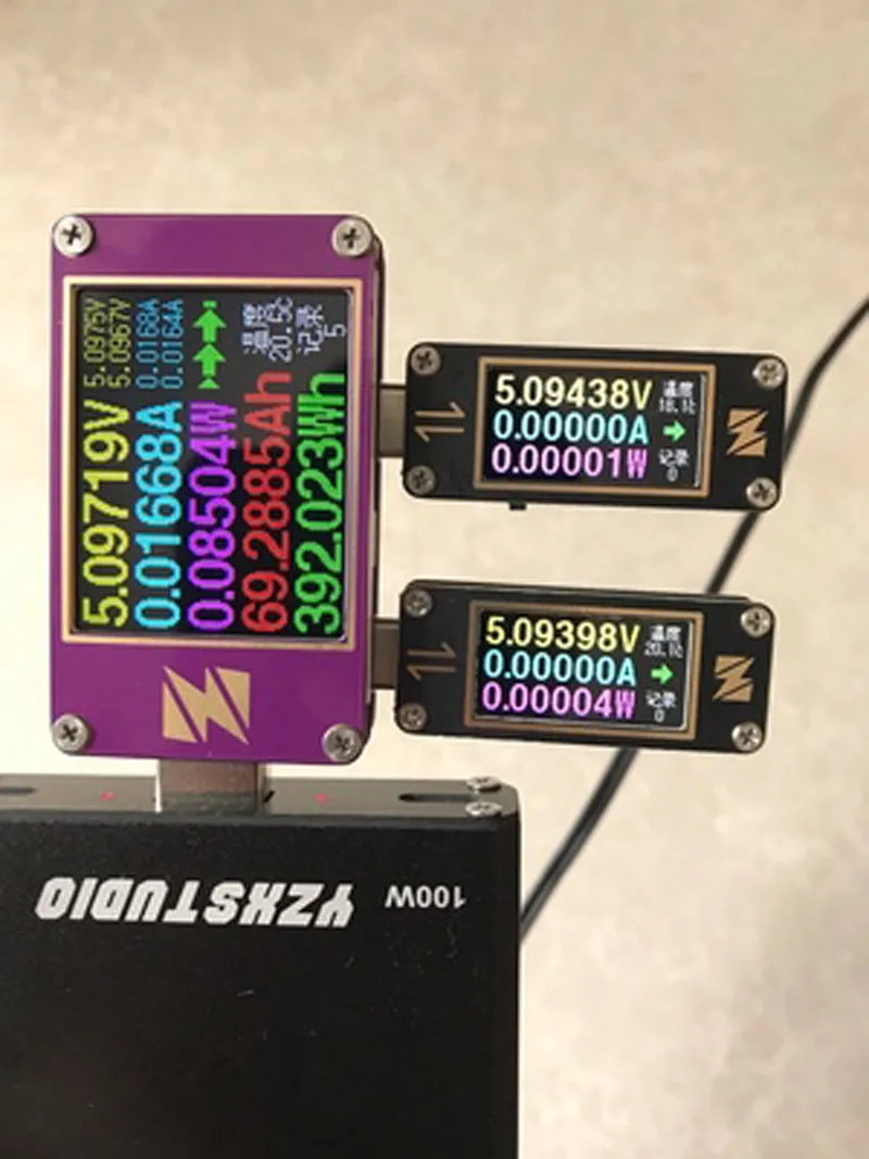USB-тестер напряжения измеритель тока 5 А Тип C 12 В 24 OLED цифровой дисплей вольтметр