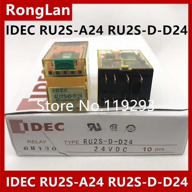 [SA] Оригинальные японские реле Izumi IDEC с рычагом защелки 10 А RU2S A24 AC24V D D24 2a2b шт./лот|idec