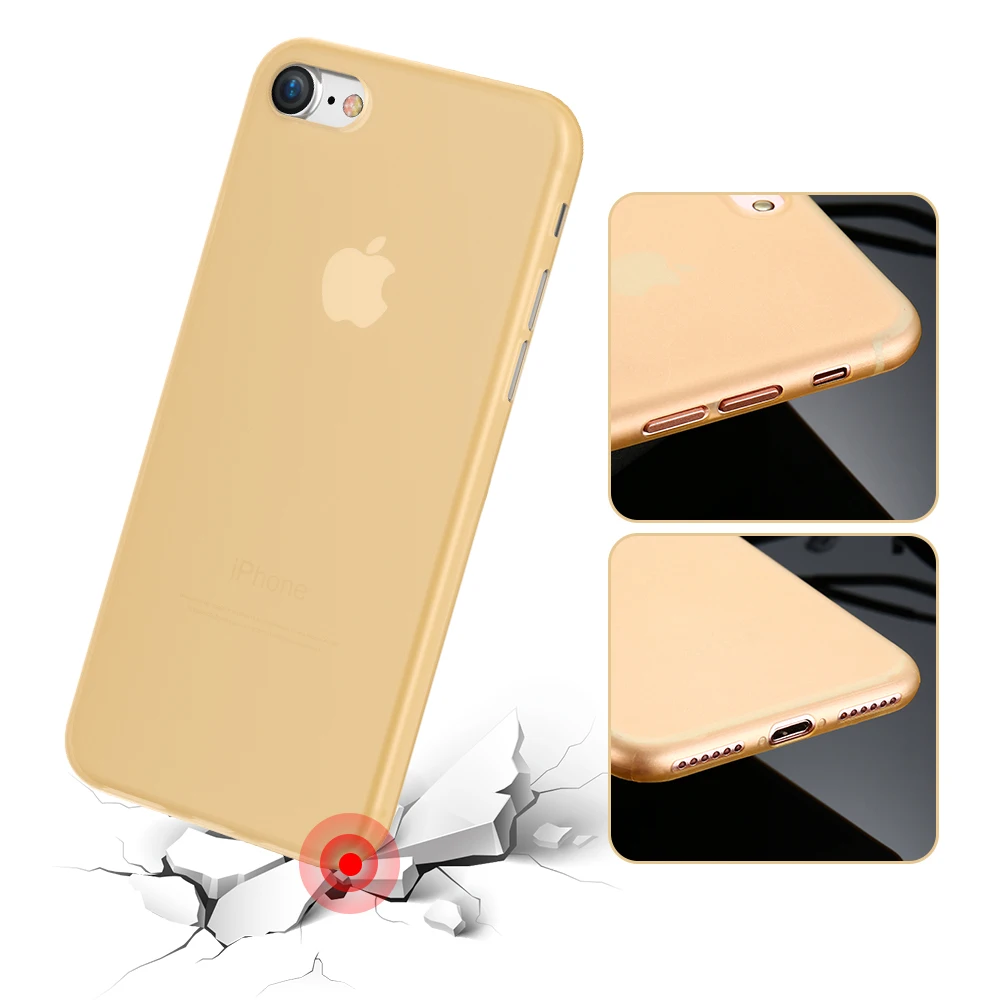 Ультратонкий матовый чехол KISSCASE для iPhone X 6 6S 7 8 Plus XS MAX XR жесткий накладка из