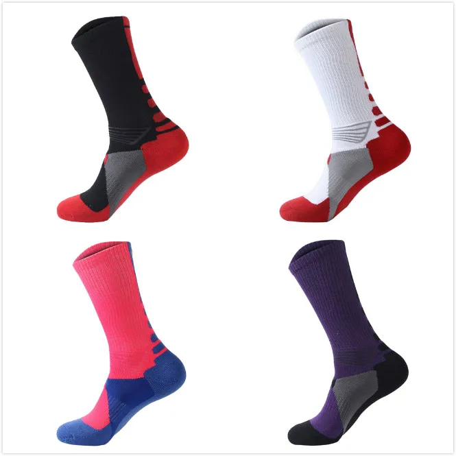 

New 1 pair Men Women Riding Basketball Socks Unseix Breathable Bicycle Footwear