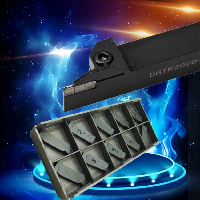 New product Knife for ISCAR DGN2002 J IC907 10PCS DGTR2020-2T18 Mechanical lathe external turning grooving cutting 11PCS | Инструменты