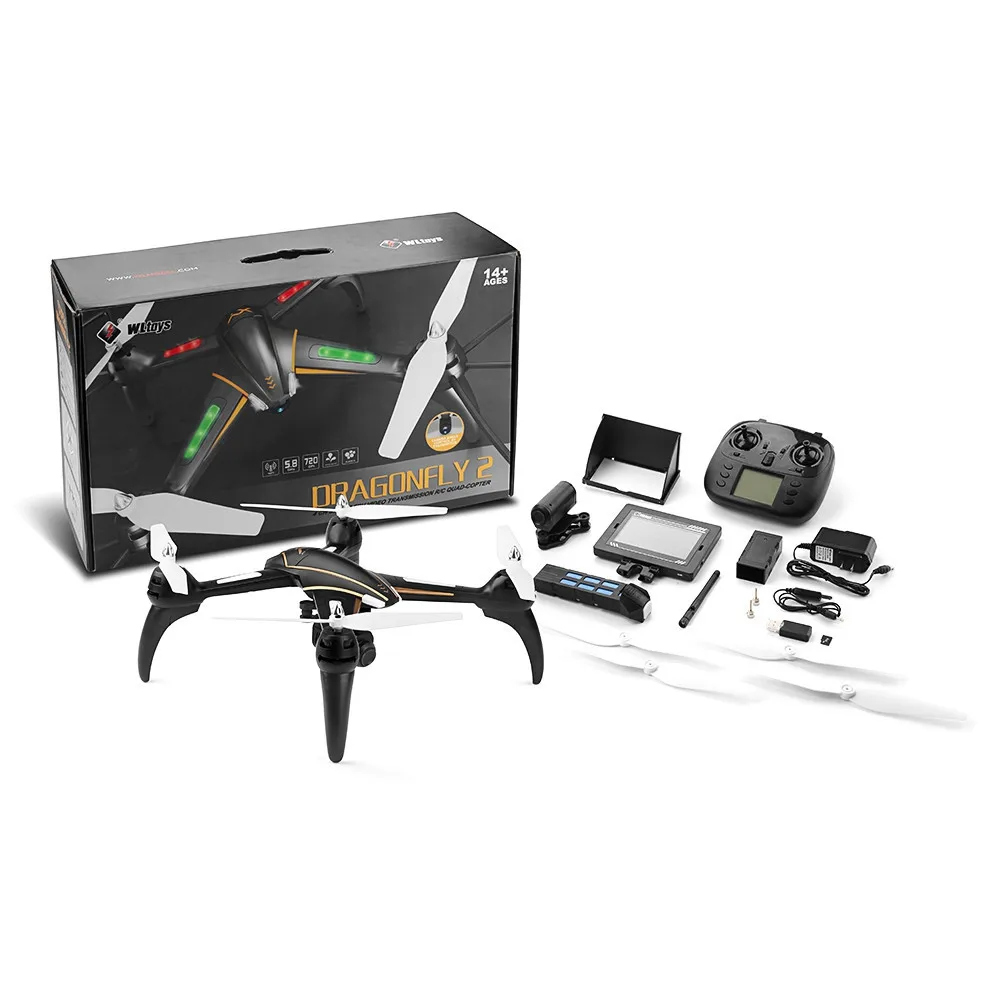 WLtoys Q393 Радиоуправляемый Дрон 5 8G FPV 5MP камера Безголовый режим Квадрокоптеры