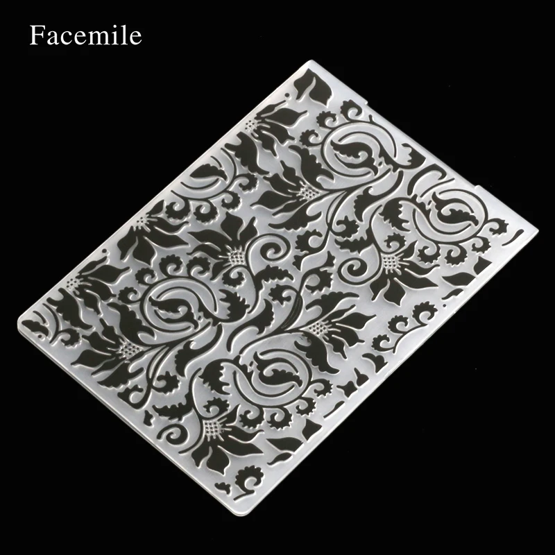 Facemile 1 шт. пластиковая папка для тиснения в виде цветка стрелы скрапбукинга DIY