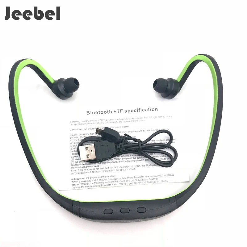 Jeebel беспроводные Bluetooth наушники Auriculares гарнитура микрофон S9 поддержка TF/SD карты