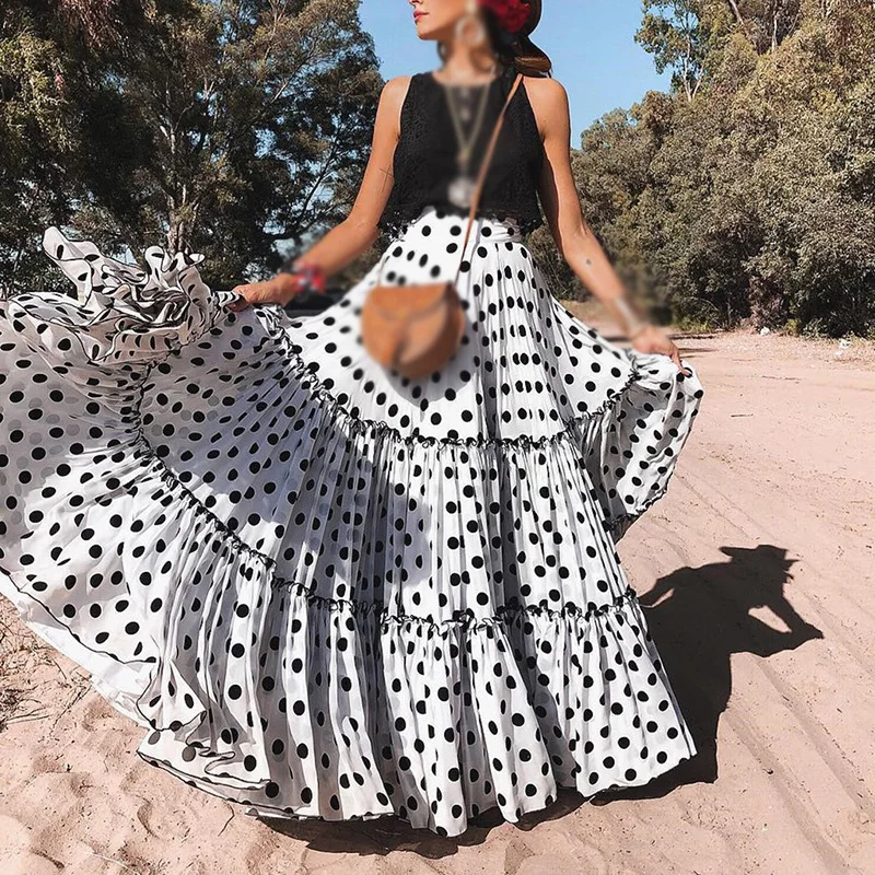 Женское летнее платье без рукавов Boho Maxi вечернее коктейльное пляжное