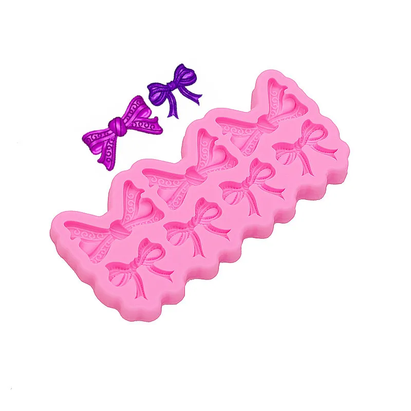Гаджеты формы для помадки бант силиконовая форма украшения шоколадного торта