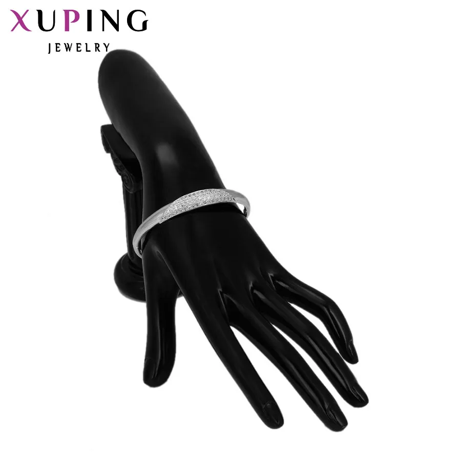 Xuping модный браслет, Новое поступление, очаровательный дизайн с родиевым цветным покрытием, высокое качество, ювелирные изделия для женщин, подарок 51321