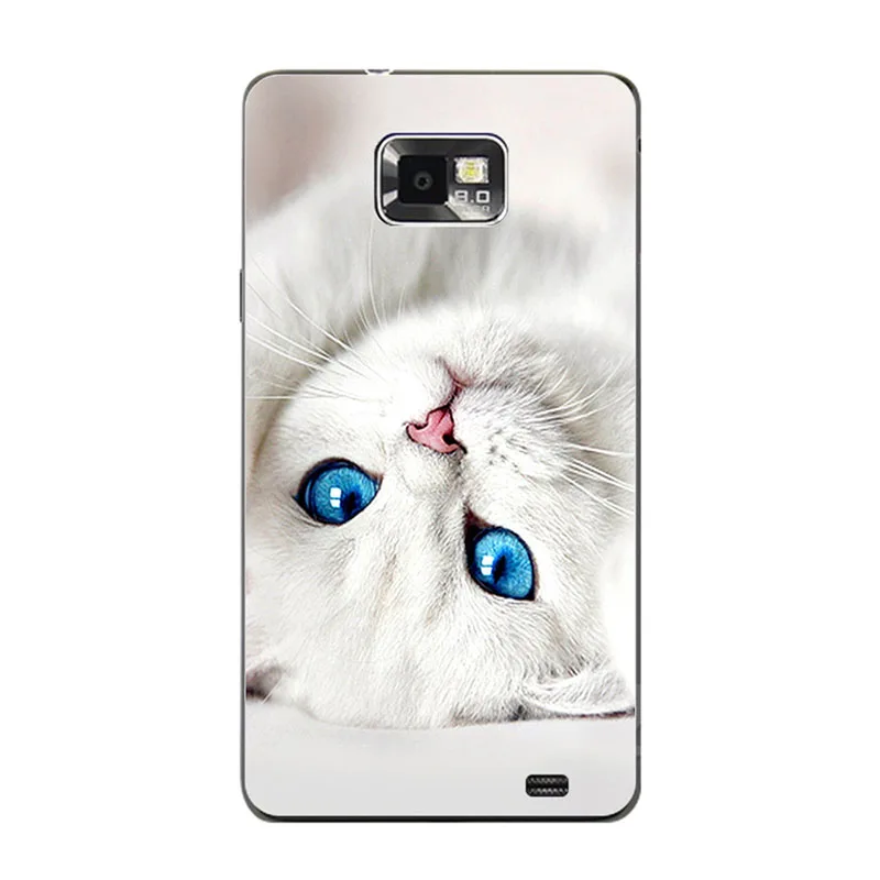 Чехол для Samsung Galaxy S2 i9100 мягкие чехлы из ТПУ с рисунком медведя силиконовые Plus i9105