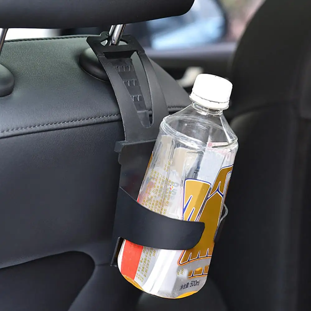 Window Seat Headrest Universal Vehicle Car Truck Door Mount Drink Bottle Cup Holder Stand Black Car Interior Accessories#621