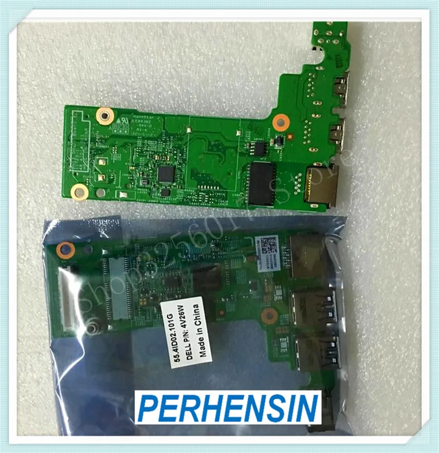 

Genuine DC Power Jack Broad for Dell for VOSTRO 3350 V3350 USB Port 4V26W 48.4ID14.011 04V26W