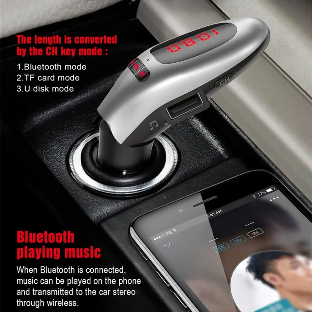 Новинка 2019 Автомобильный MP3 плеер G96 USB зарядное устройство автомобильный