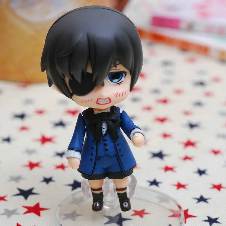 2 стиля Nendoroid Kuroshitsuji Черный дворецкий Себастиан микаелис Ciel ПВХ модель игрушки фигурка кукла с коробкой