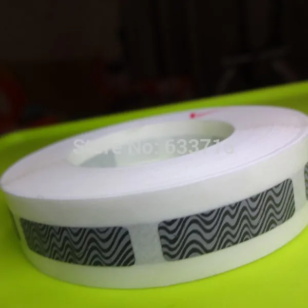 Размер 6*22 мм 20/1000 долларов США этикетка с волнообразным узором и защитой от