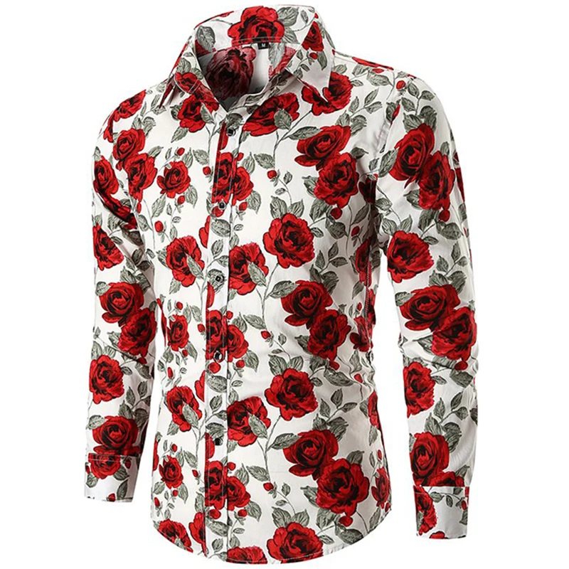 Стильная дизайнерская мужская рубашка высокого качества с длинным рукавом