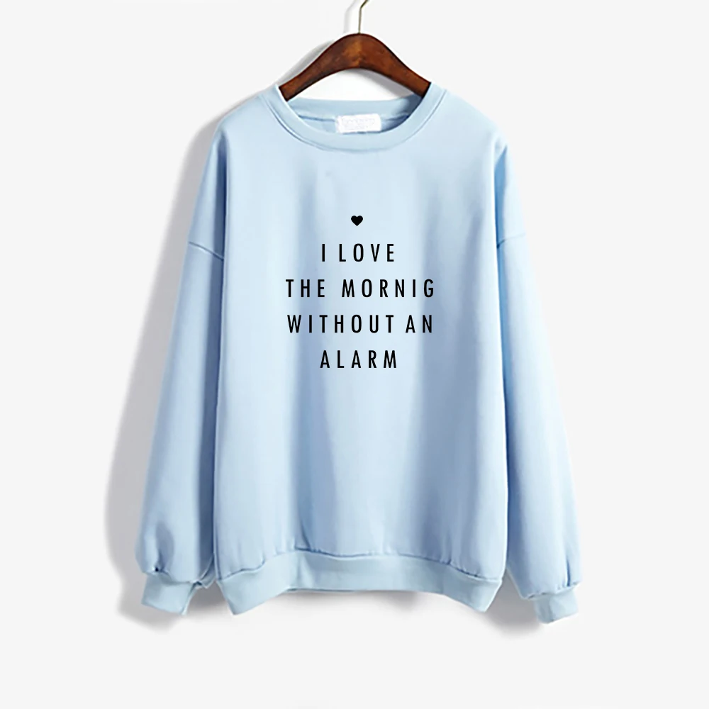 Женская толстовка с буквенным принтом DOMI осенняя Студенческая для девушек