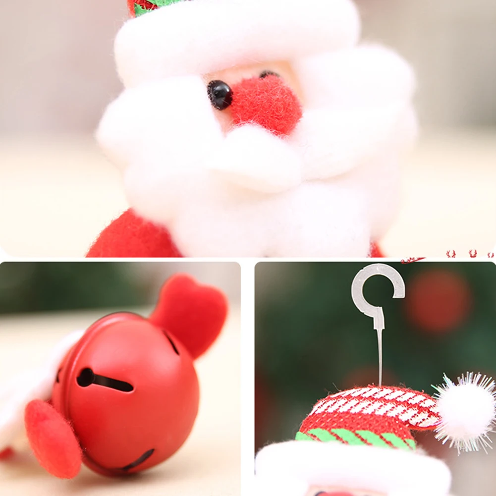 Декор рождественской елки Санта Клаус/Снеговик/Лось/медведь дверной звонок