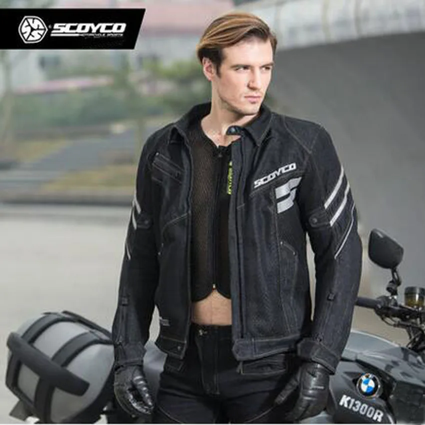 Новинка мотоциклетные сетчатые дышащие куртки Scoyco для верховой езды мужские