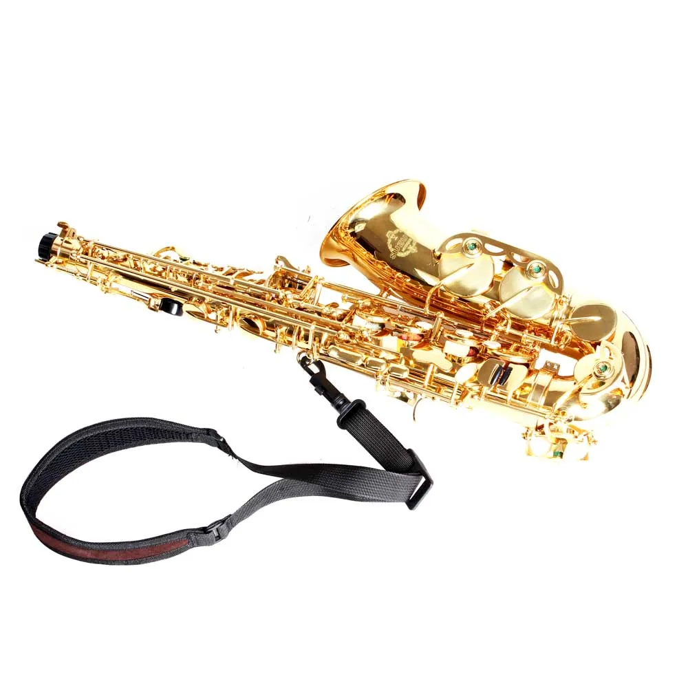 Регулируемый саксофоны Sax средства ухода за кожей Шеи Ремень хлопковой подкладкой для саксофона на шею с крючком застежка духовых инст