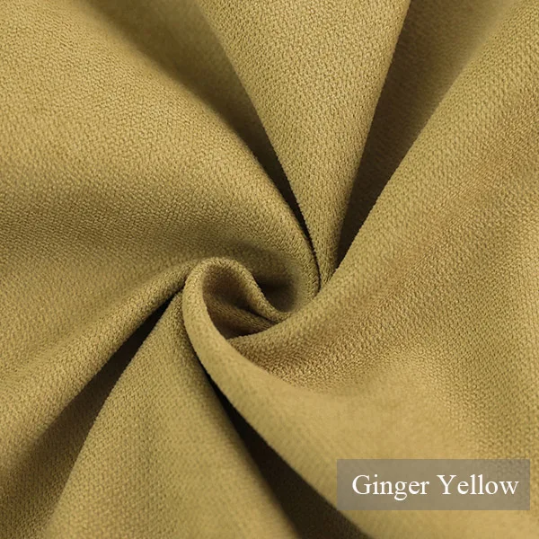 Ginger Yellow JIANIW, мягкая однотонная термоизолированная оконная занавеска, современный стиль, синяя драпированная панель-жалюзи для спальни, гостиной, детской занавески - Цвет: Ginger Yellow