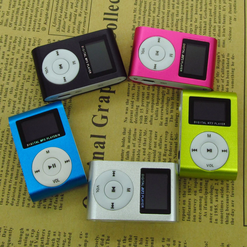 MP3 плеер с ЖК экраном поддержка карт Micro TF USB mp3 Walkman Lettore наушниками для iPhone ПК|mp3 player