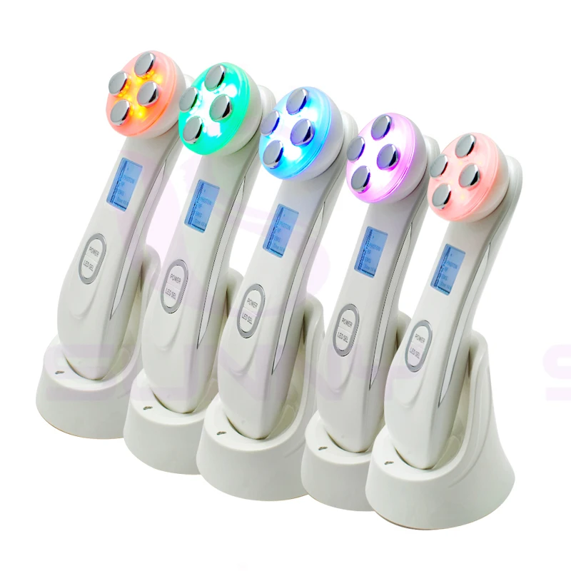 Аппарат для домашнего использования 5 светодиодный лифтинга лица омоложения