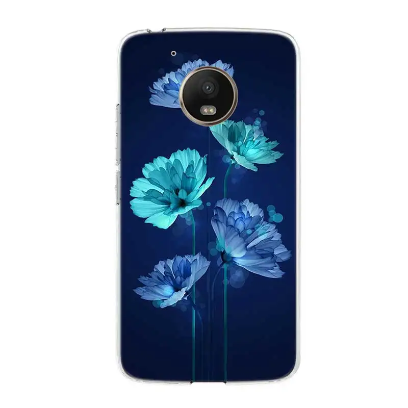 Силиконовый чехол-накладка Lotus Flower для Motorola MOTO G5 G5S G6 E4 E5 Plus G4 Play |