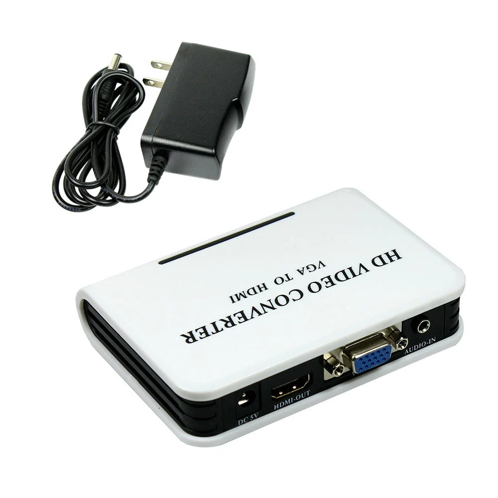 Kaycube аудио VGA к HDMI 1080P Full HD HDTV видео конвертер адаптер Коробка для ноутбука ПК|vga to|vga