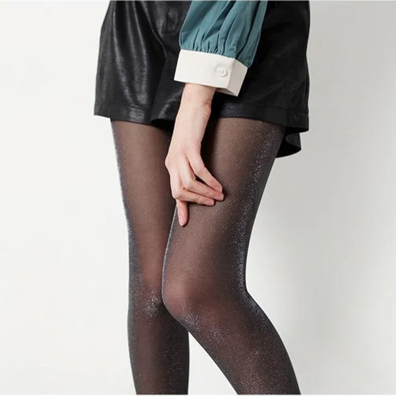 1 pc Sexy Female Charming Shiny Pantyhose Glitter Stockings for Women Glossy Tights Accessories | Женская одежда