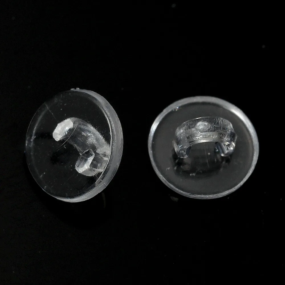 

DoreenBeads пластиковые швейные кнопки, круглые прозрачные 10 мм (3/8 ") Диаметр, 200 шт.