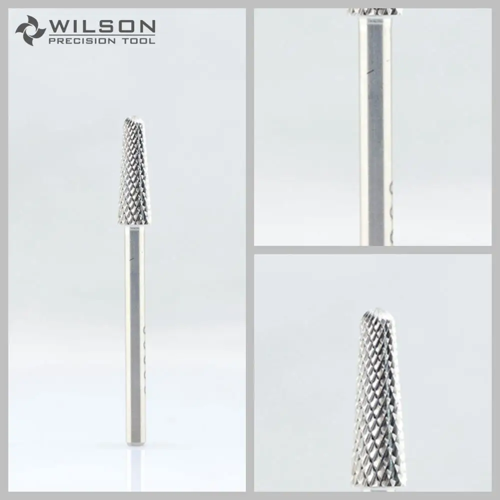 

2pcs - Cone Bit - Medium (M-1110101) - Silver - WILSON Carbide Nail Drill Bit