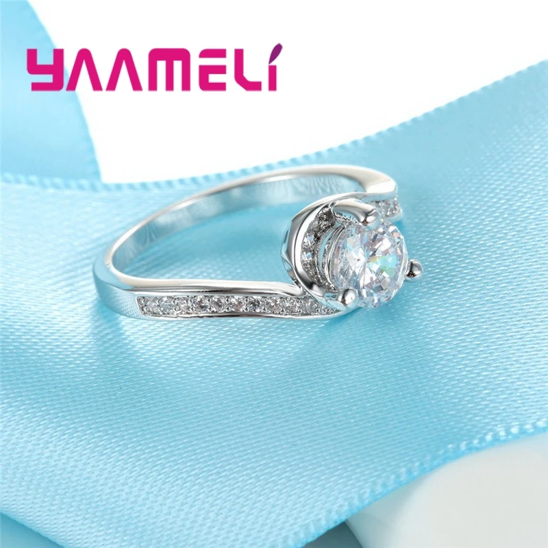Модные обручальные кольца YAAMELI с классическим изогнутым дизайном Самые