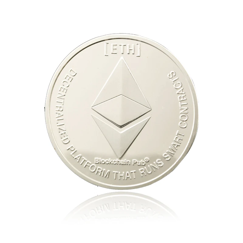 

Gold Plated Ethereum Coin commemorative Coin Litecoin Art Collection Gift Physical antique imitation home decoration AUG27