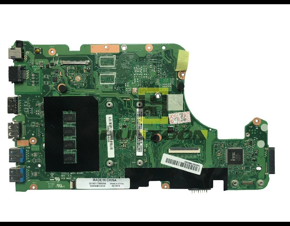 Высококачественная материнская плата X555LD REV3.6 для ноутбука ASUS X555LAB 60NB0650-MB9210 SR23W