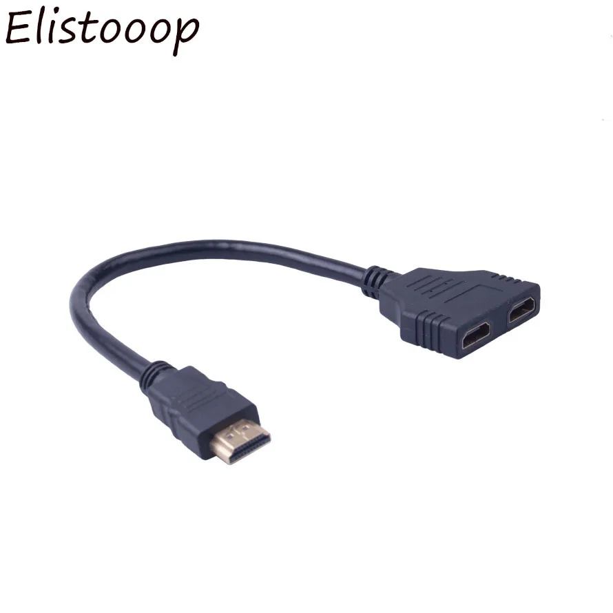 1080P HDMI порт кабель разветвитель 1 папа на двойной 2 Женский Y сплиттер адаптер в HD LED