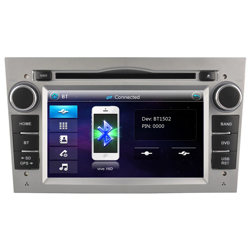 Автомобильный DVD плеер с 7 дюймовым сенсорным экраном и GPS системой для Opel Corsa Astra