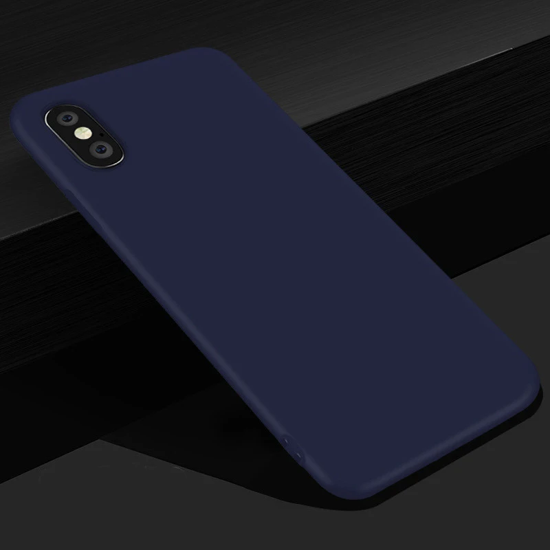 Чехол для iPhone XS Max чехол s X S XR силиконовый матовый мягкий милый Оригинальный