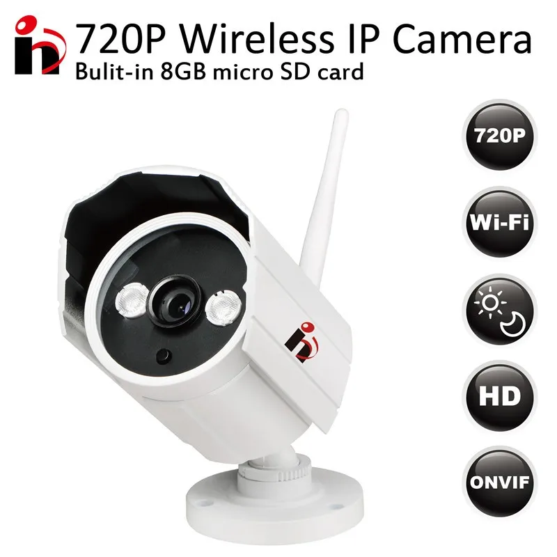 Набор с беспроводной IP-камерой видеонаблюдения, HD 1080P, WiFi, SD 64GB, системы безопасности