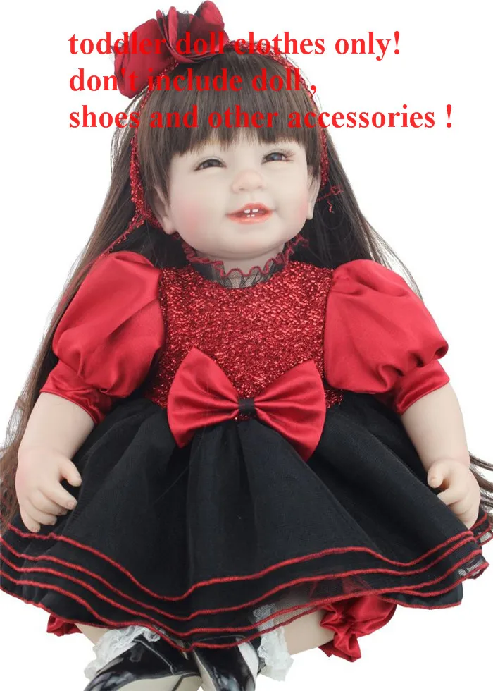 A268 clothes only Новинка 20-23 дюймов Кукла реборн одежда для npk кукла девочка одежда Кукла платье аксессуары DIY Детская кукла-реборн игрушки для детей - Цвет: A268 clothes only