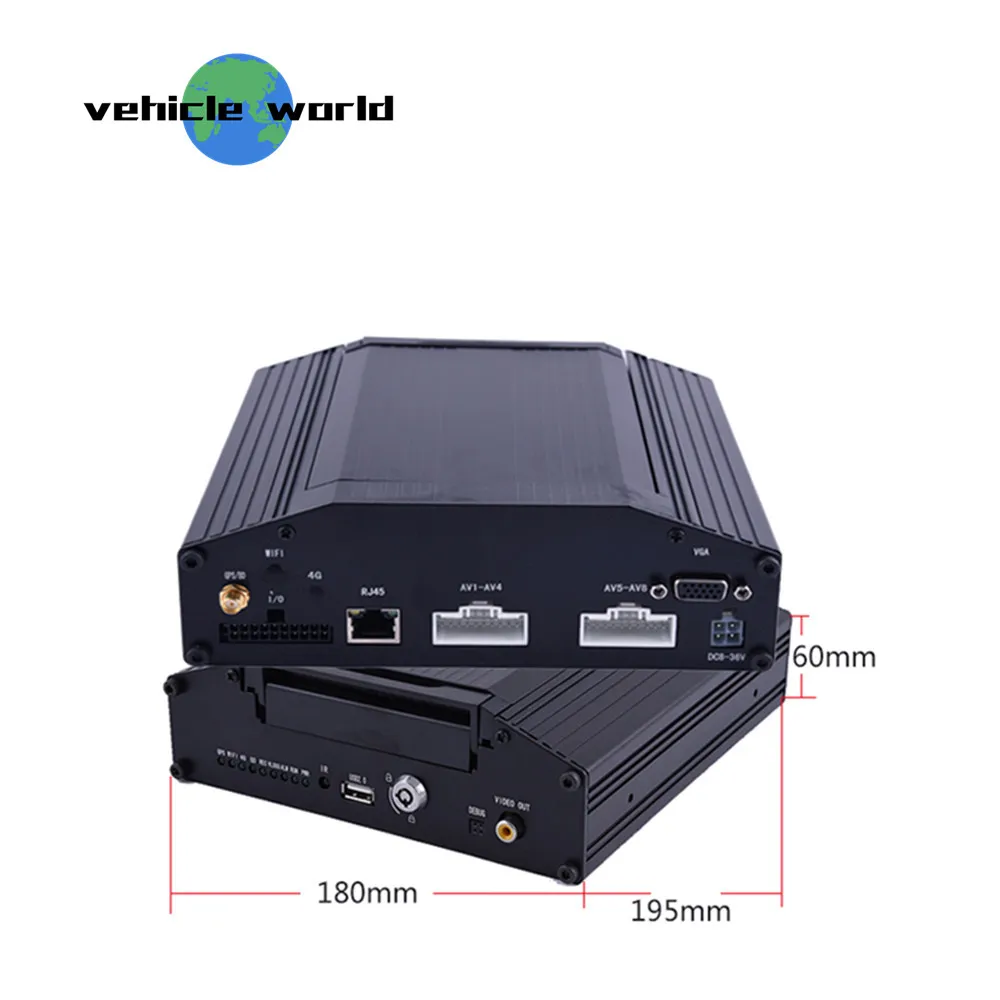 720P AHD 1.0MP HDD 8 каналов школьный автобус прицеп грузовик такси автомобиль GPS