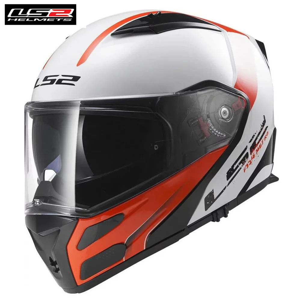 LS2 Metro FF324 мотоциклетные шлемы модульные полностью закрытые кресерские |