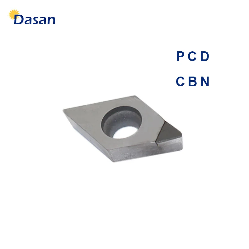 Вставка с покрытием PCBN вставки DCMT070204 PCD/CBN твердый алмазный режущий инструмент