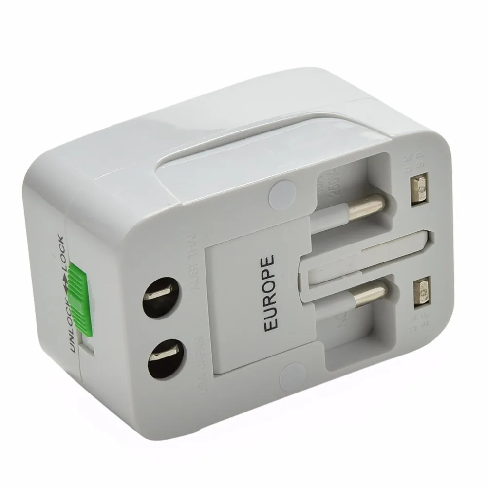 Universal Travel Plug Adapter All in 1 AC Power Charger Electrical for AU EU UK US Retail Package | Компьютеры и офис