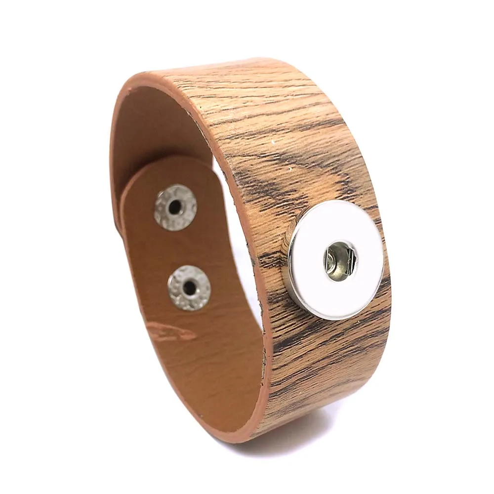Новый Сменный браслет в стиле ретро из 281 натуральной кожи с текстурой древесины