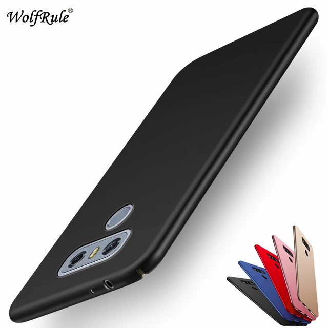 WolfRule для крышки LG G6 чехол Smooth Silm PC Задний защитный телефона H870 H873 H870DS оболочка 5