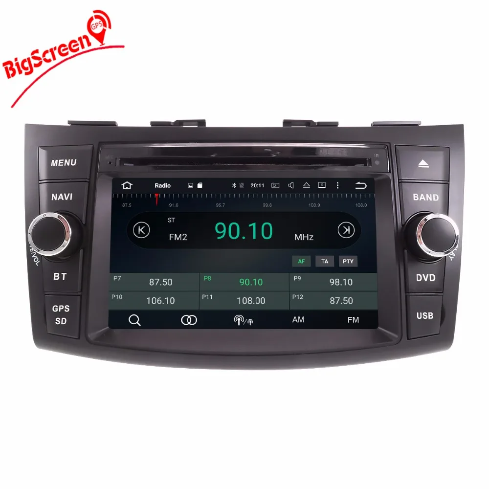 

Android 8.1 Car DVD Player For SUZUKI SWIFT 2011-2016 GPS Navigation Satnav car 2 din radio stereo head unit tape recorder IPS